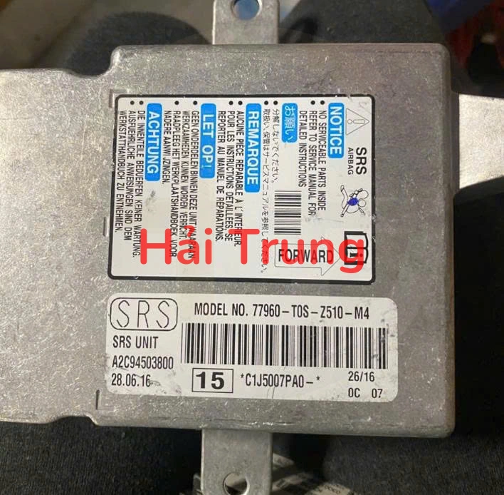 77960-T0S-Z510-M4 Hộp điều khiển túi khí Honda CR-V Tháo Xe