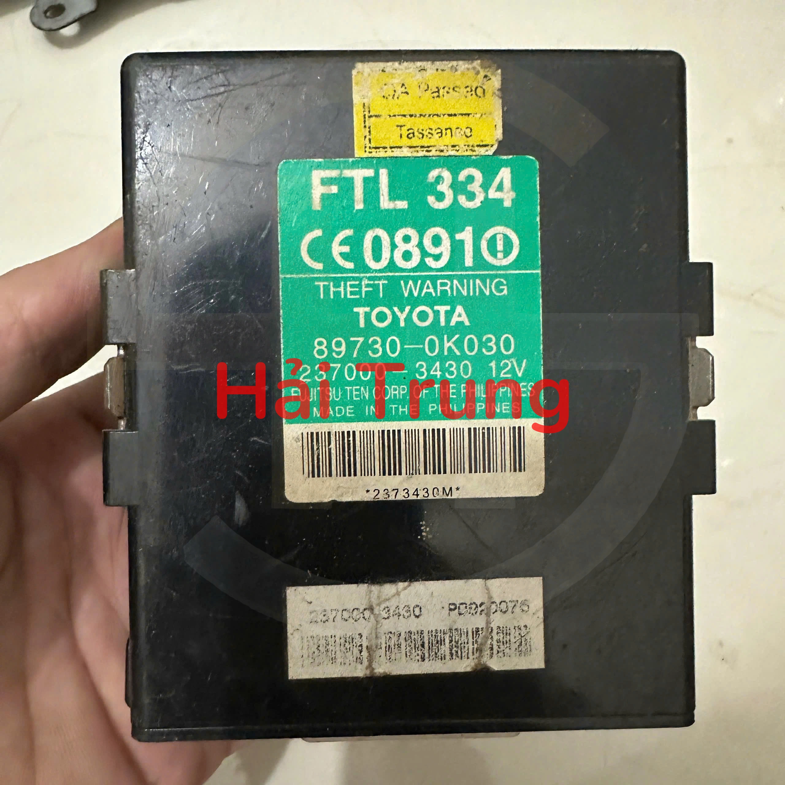89730-0K030 Hộp điều khiển cửa Toyota Innova, Fortuner, Hilux Tháo Xe