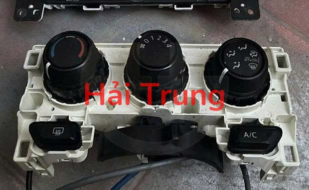Tháo xe bảng điều khiển công tắc điều hòa AC Toyota Vios 2015 2016 2017 2018