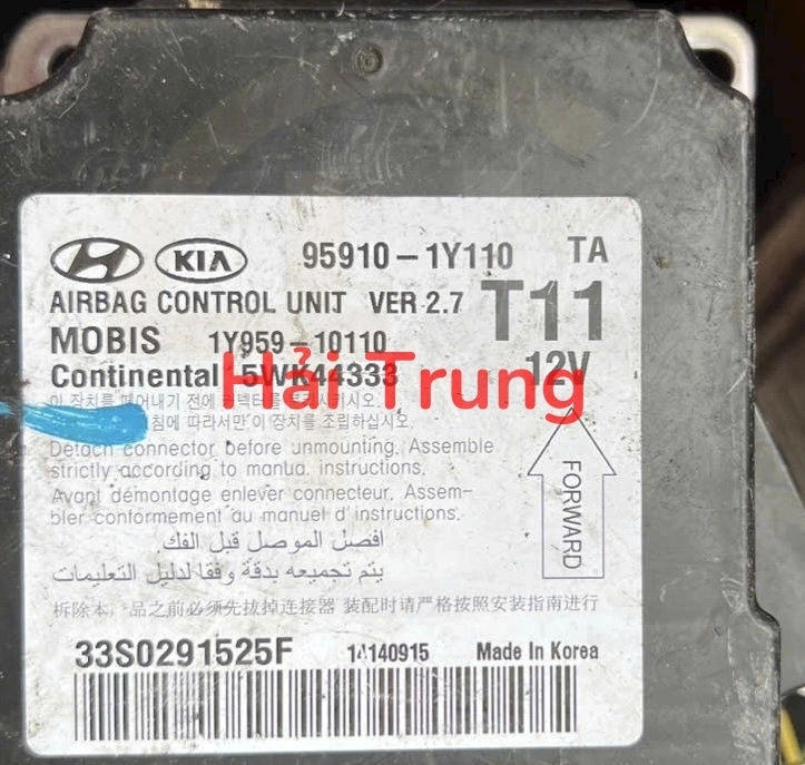 Hộp điều khiển túi khí Kia Morning Tháo Xe 95910-1Y100 95910-1Y110 