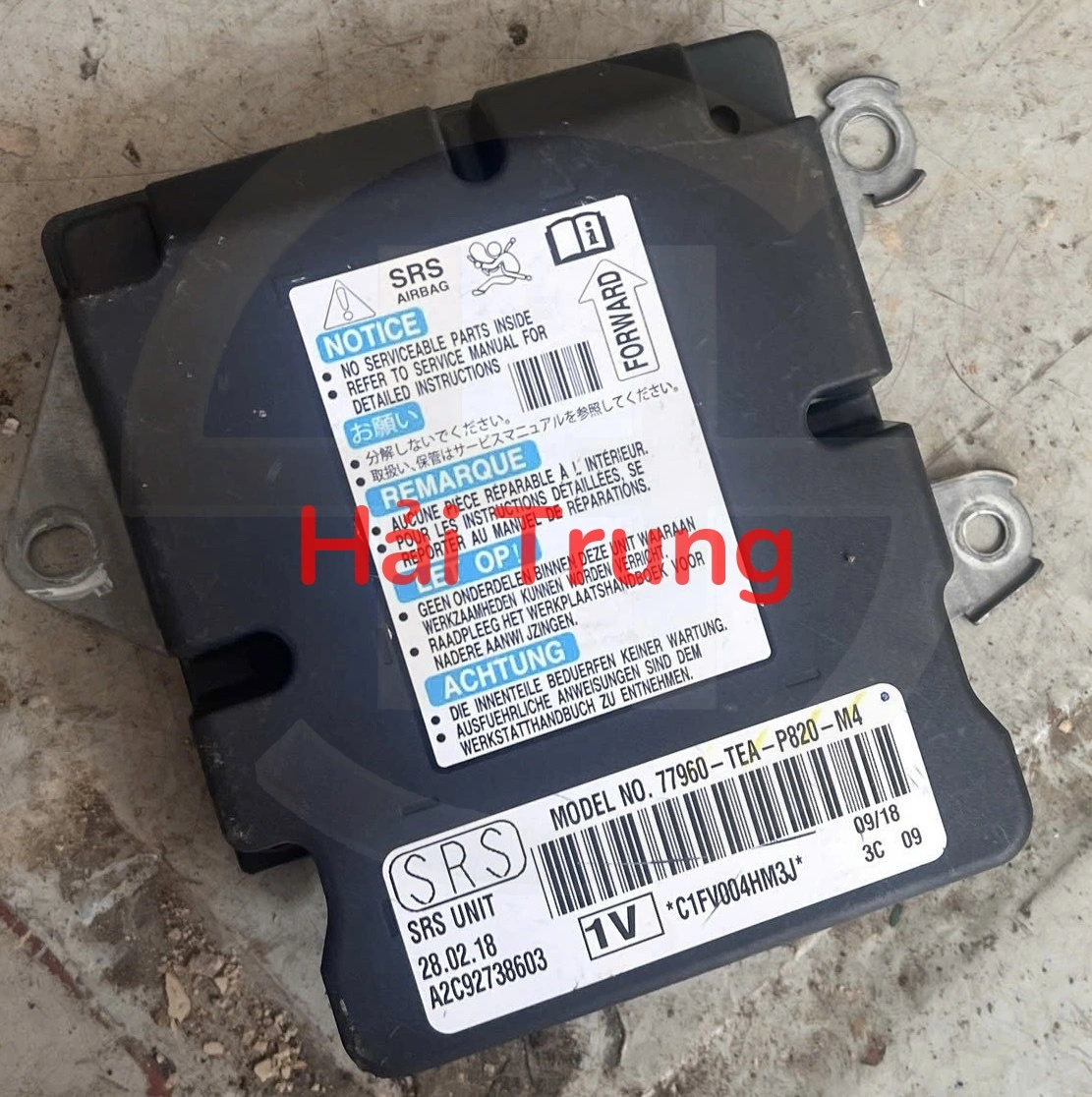 Hộp điều khiển túi khí Honda Civic 2018-2023 Tháo Xe 77960-TEA-P820-M4