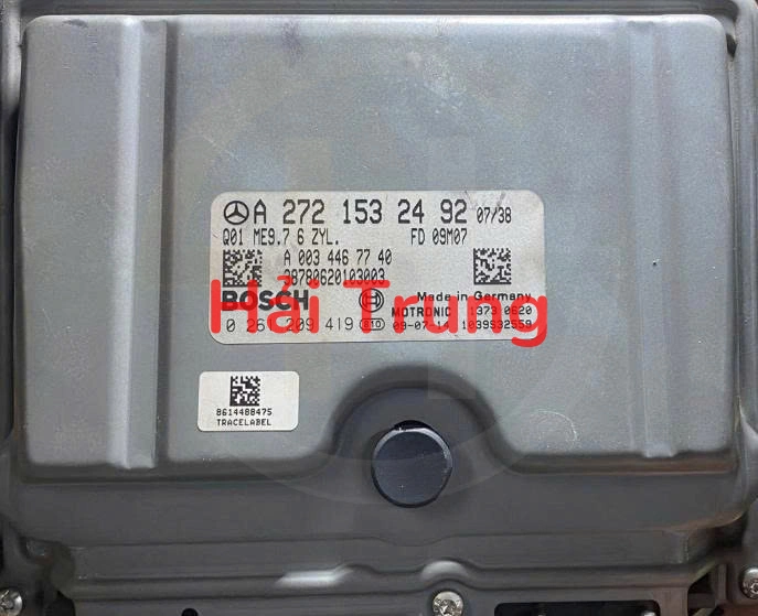 Hộp điều khiển động cơ ECU Mercedes Benz C300 Tháo Xe A2721532492