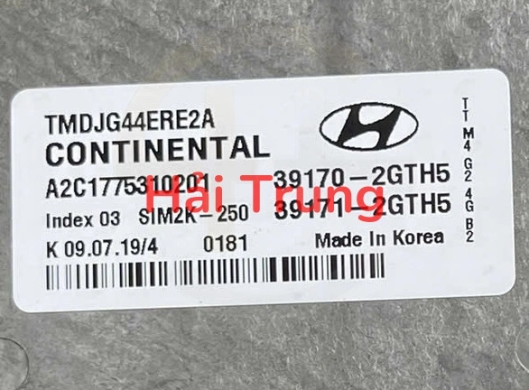 Hộp điều khiển động cơ ECM Hyundai Santafe 2019 2020 Tháo Xe 391702GTH5