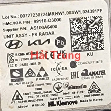 Hộp Radar trước Hyundai Custin Tháo Xe 99110-O3000