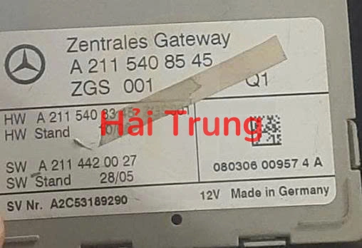 Hộp điều khiển Gateway Mercedes E320 Tháo Xe A2115408345