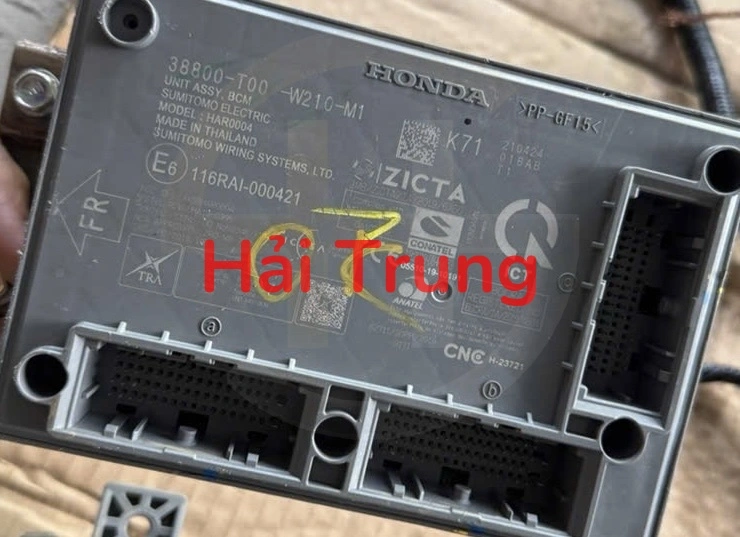 Hộp điều khiển thân xe BCM Honda City 2021-2025 Tháo Xe 38800-T00-W210-M1 38800T00W210M1