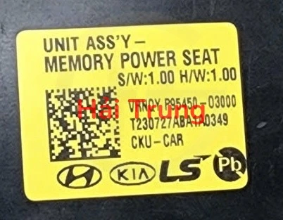 Hộp điều khiển khóa thông minh Keyless Hyundai Custin Tháo Xe 95450-O3000
