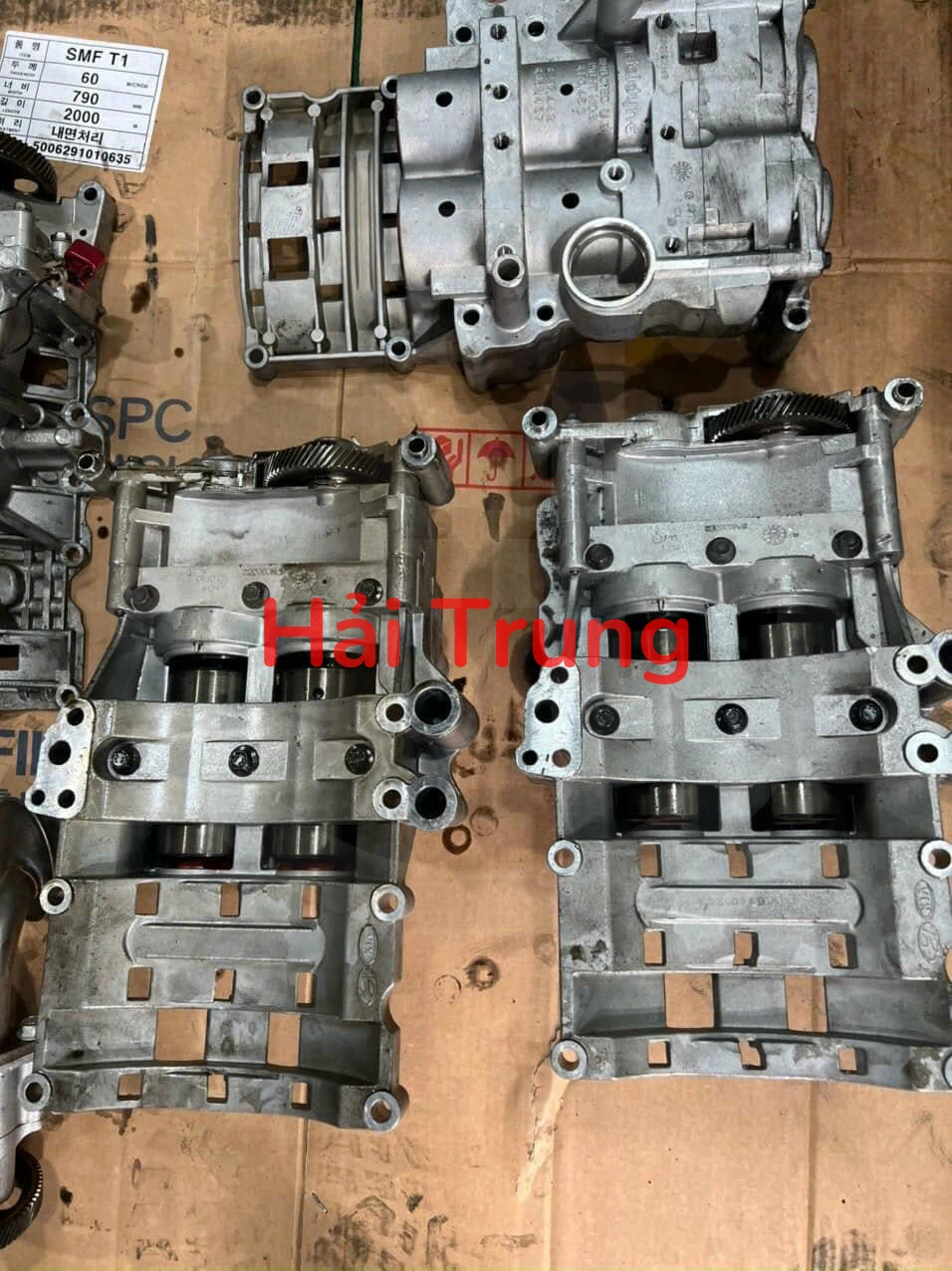 Tháo xe Trục đối trọng Santafe 2.0 2.2 chạy xích 2010-2017 