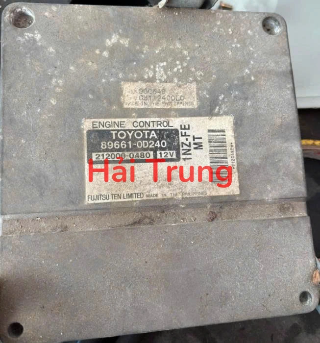 Hộp điều khiển động cơ ECU Toyota Vios 2003-2006 MT 89661-0D240 896610D240