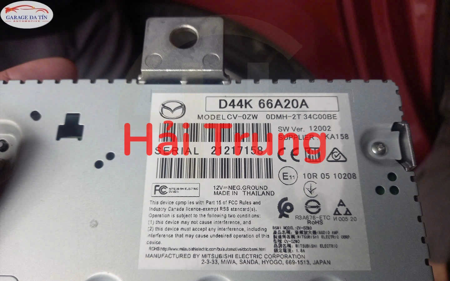 Hộp điều khiển loa Ford Ranger