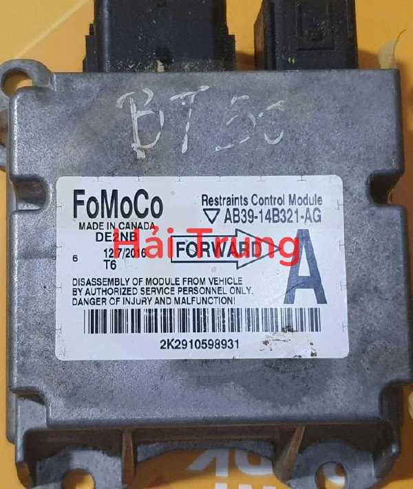 Hộp điều khiển túi khí Ford Ranger, Mazda BT50 AB3914B321AG
