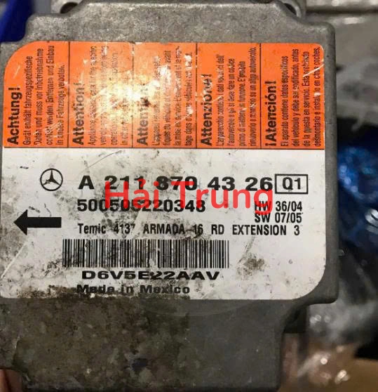 A2118704326 Hộp điều khiển túi khí MERCEDES-BENZ CLS500 Tháo Xe