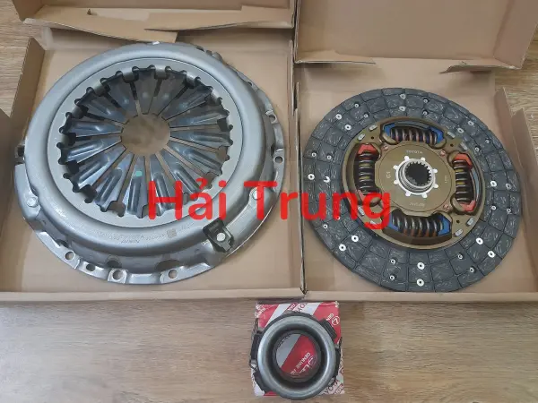 Thay bộ côn (lá côn+bàn ép+bi tê) Toyota Fortuner 2009-2024 chính hãng