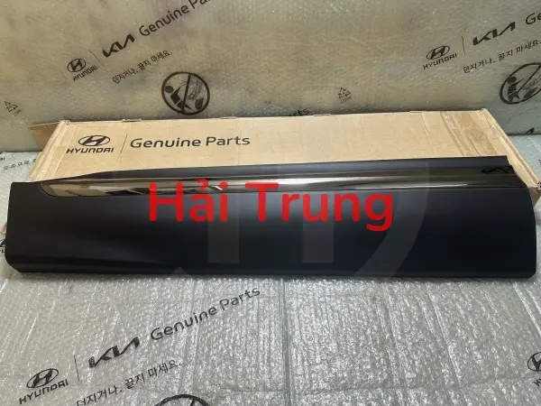 Ốp cánh cửa trước liền chỉ mạ Hyundai Santafe chính hãng