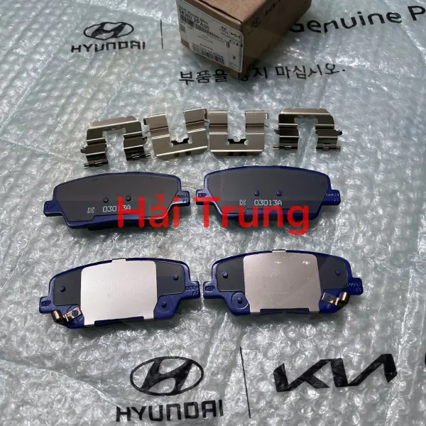 Má phanh sau Hyundai Santafe 2014 chính hãng