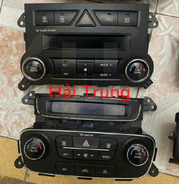 Tháo xe bảng điều khiển công tắc điều hòa AC Kia Sorento