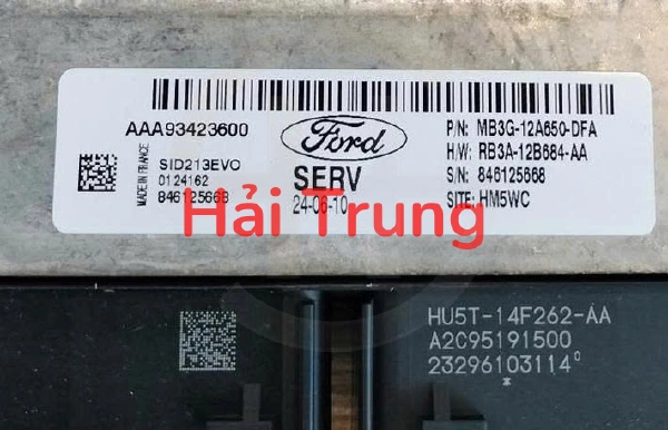 Hộp điều khiển động cơ Hộp đen ECU Ford Ranger 2023-2026 MB3G-12A650-DFA