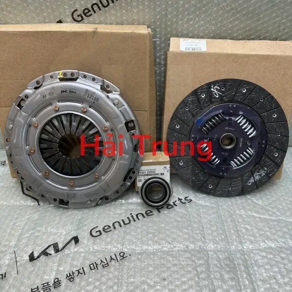 Bộ côn (lá côn + bàn ép + bi tê) Hyundai Kia chính hãng