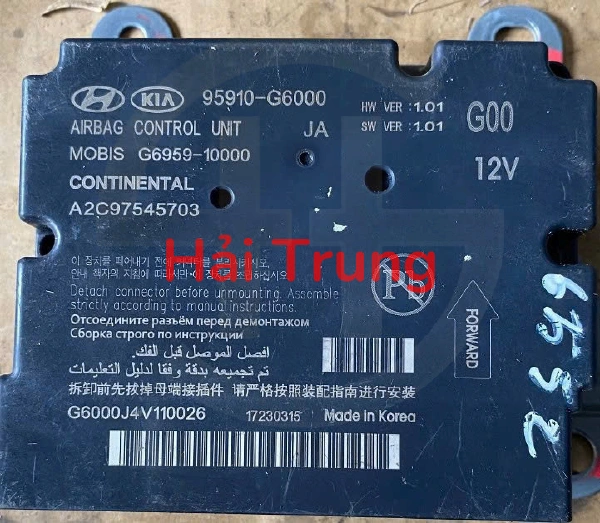 95910G6000 Tháo xe Hộp điều khiển túi khí Kia Morning Picanto 2022