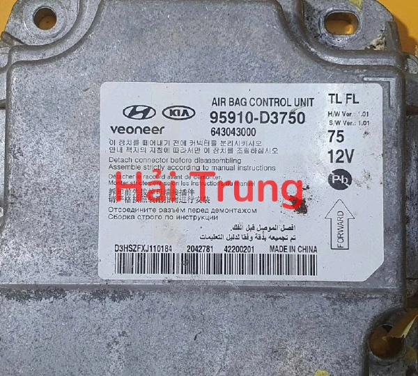 Hộp điều khiển túi khí Hyundai Tucson 2010 Tháo xe 95910D3410