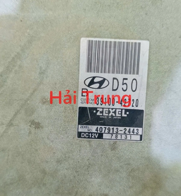 Tháo Xe Hộp điều khiển động cơ Hộp đen ECU Hyundai Porter 2 2007 39100-42720