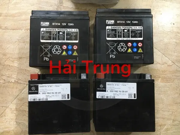 Bình ắc quy phụ Mercedes