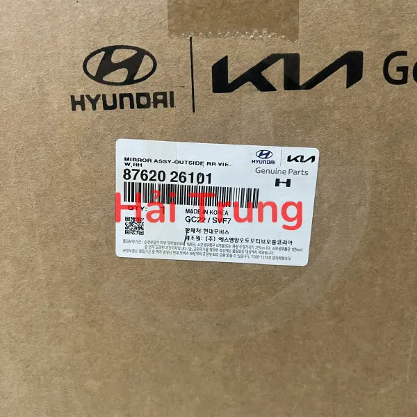 Gương chiếu hậu 7 dây bên phụ Hyundai Santafe 2004 chính hãng