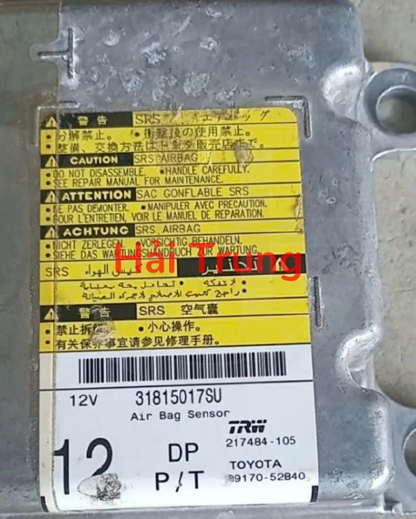 8917052B40 Hộp điều khiển túi khí Toyota Vios 2008-2013