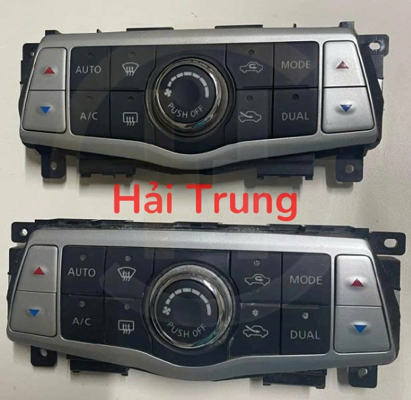 Tháo xe bảng điều khiển điều AC Nissan Teana