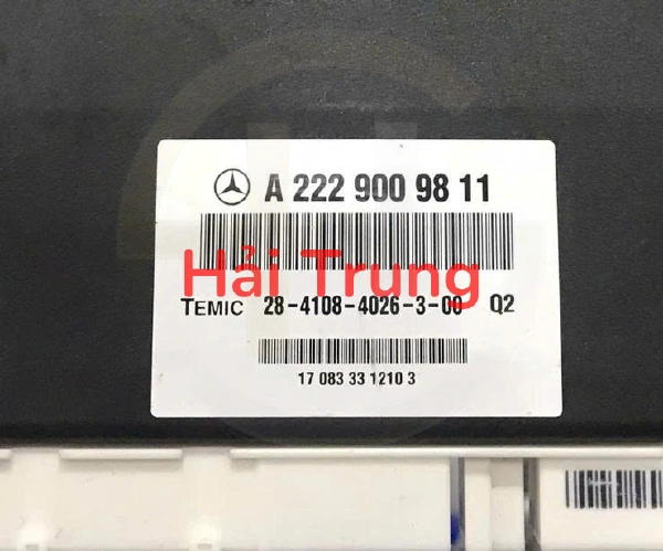 A2229009811 Hộp điều khiển nâng gầm Meredes C W205 S W222 Tháo Xe