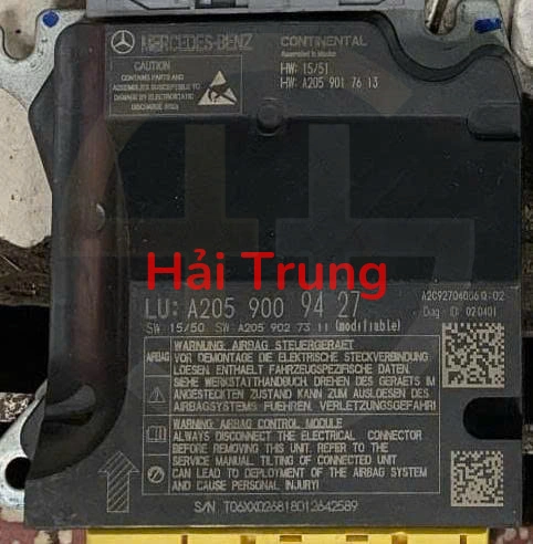 A2059009427 Hộp điều khiển túi khí Mercedes C Class W205 C180, C200, C250, C300