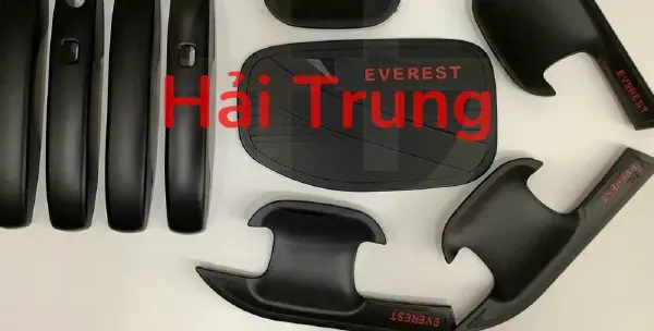 Ốp tay mở nắm cửa, hõm cửa, nắp xăng Everest 2023
