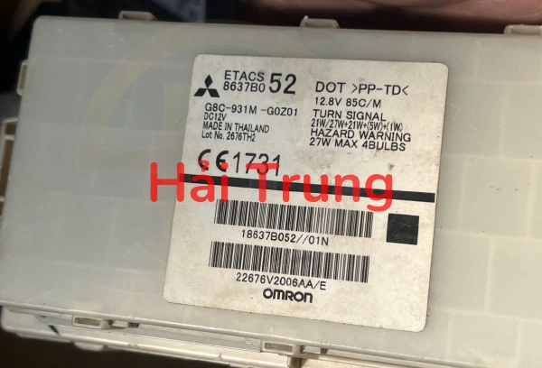 Hộp Etacs Mitsubishi Triton 2015 máy xăng 8637B052