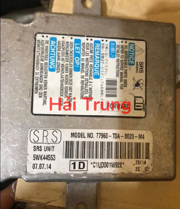 77960-T0A-B8200-M4 Tháo xe Hộp điều khiển túi khí HONDA CRV