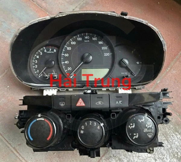 Tháo xe Đồng hồ, Bảng công tắc điều hòa Toyota Yaris 2014-2018