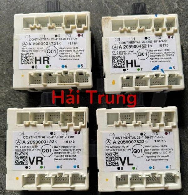 A0009004721 Tháo xe Hộp điều khiển khóa trung tâm Mercedes-Ben