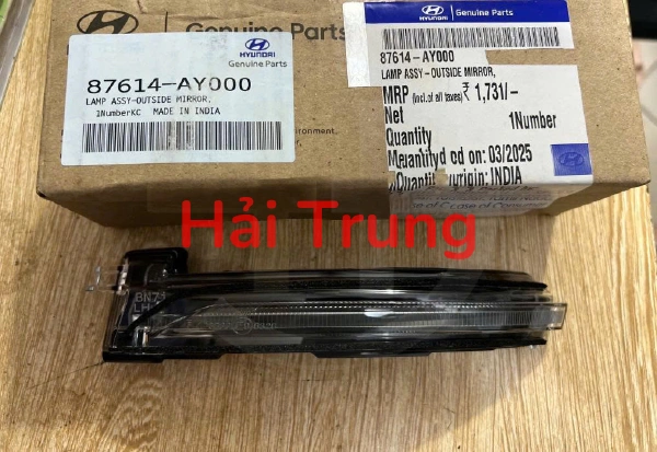 ĐÈN XI NHAN GƯƠNG HYUNDAI ACCENT 2024-2026 87614AY000 87624AY000