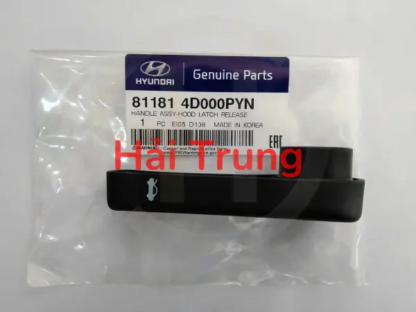 Tay giật nắp capo Hyundai I10 Grand 2014-2020