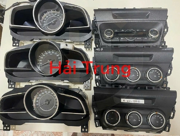 Tháo xe Bảng điều khiển điều hòa, Đồng hồ táp lô Mazda 2, Mazda 3