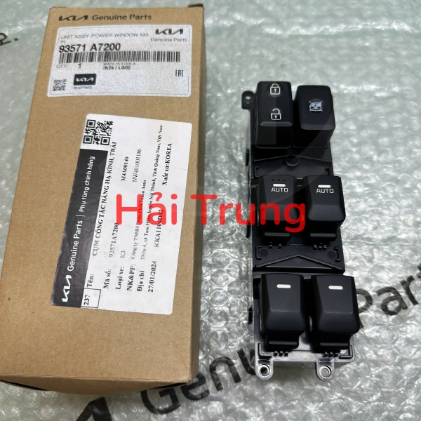 Công tắc lên xuống kính tổng Kia K3 2013-2016 2 Auto 93571A7200