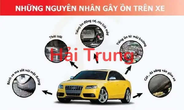 Nguyên nhân gây ra tiếng ồn trên ô tô