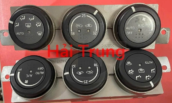 Tháo xe Bảng điều khiển điều hòa AC Nissan X-Trail